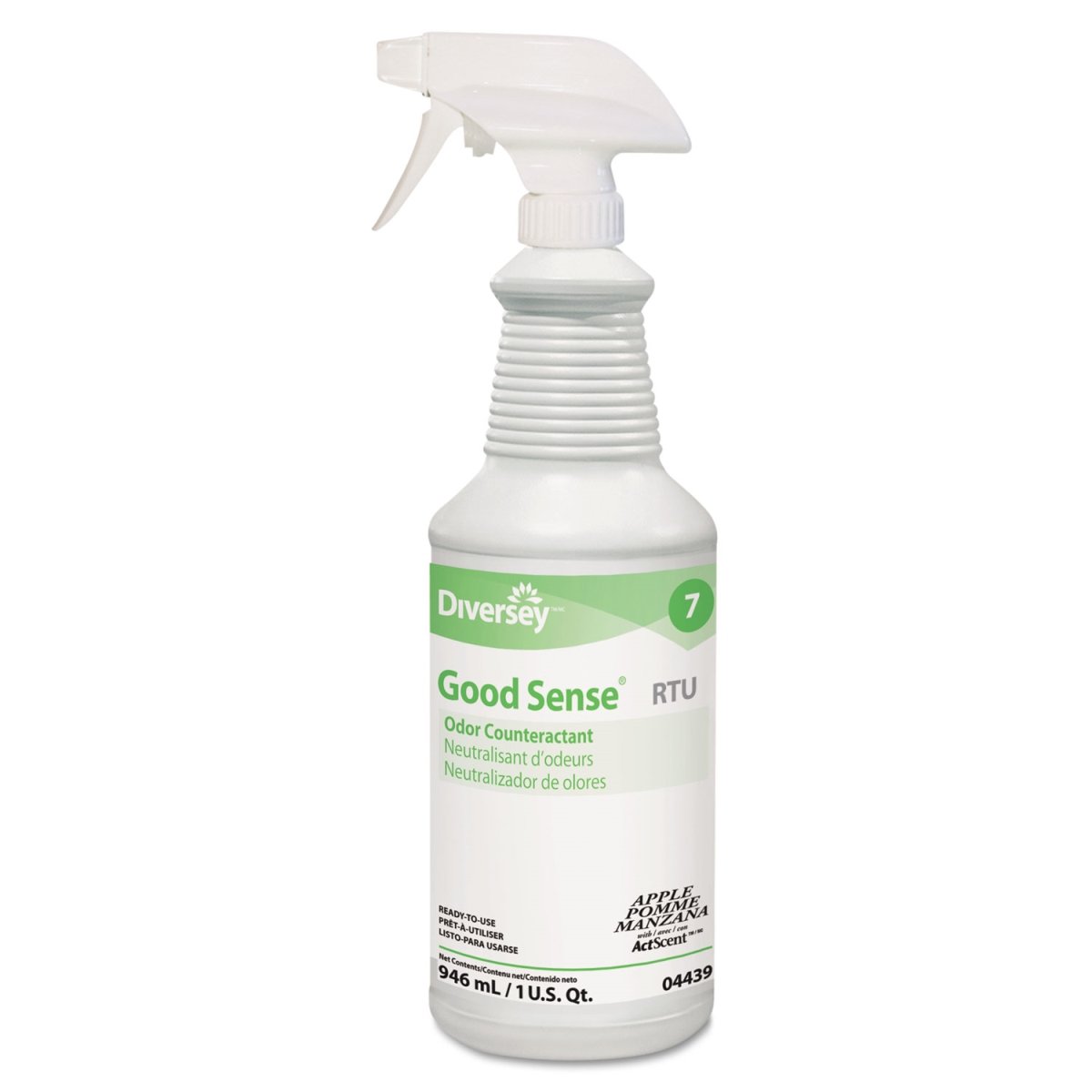 4439 32 Oz Good Sense Rtu Liquid Odor Counteractant Apple Scent Spray Bottle