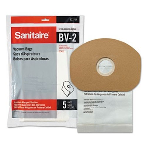Sanitaire 62370a10 Disposable Dust Bags For Sanitaire Commercial Vacuum Backpack, Pack Of 5
