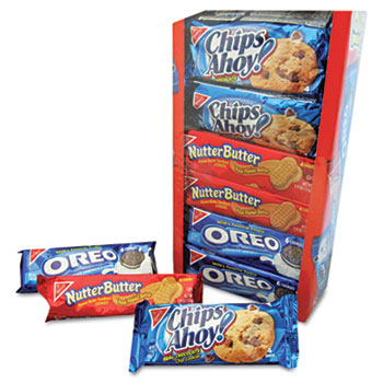 4738 1.75 Oz Variety Pack Cookies, Assorted - 12 Packs Per Box