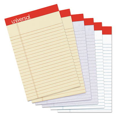 35895 5 X 8 In. Fashion Colored Perforated Ruled Writing Pads, Assorted Color - Pack Of 6
