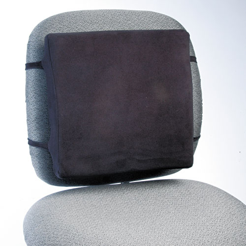 Rubbermaid Commercial Products 91060ct 12.5 X 13 X 2.75 In. Back Perch Backrest With Fleece Cover, Black
