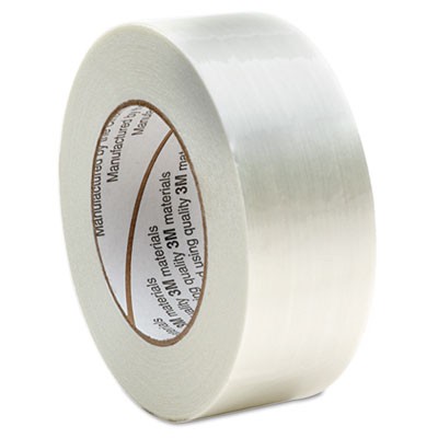 1594450 2 In. X 60 Yards Filament & Strapping Tape, White
