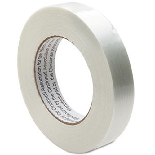 5824772 1 In. X 60 Yards Filament & Strapping Tape, White