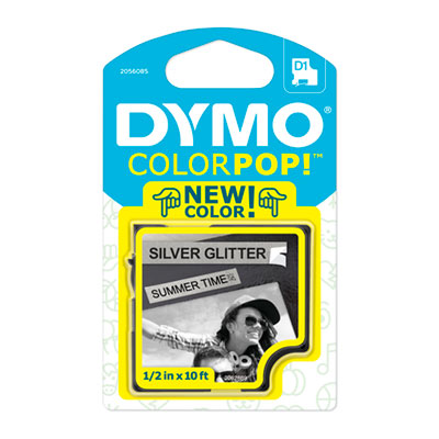 2056085 0.5 In. X 10 Ft. Colorpop Label Maker Tape, Silver