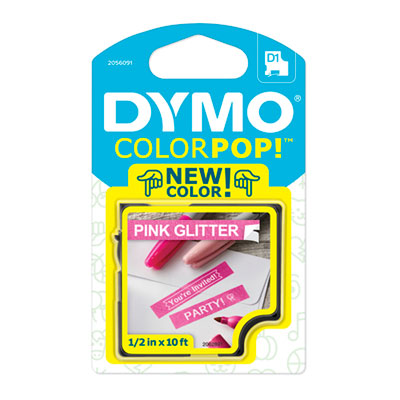 2056091 0.5 In. X 10 Ft. Colorpop Label Maker Tape, Pink