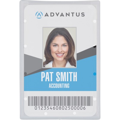 Advantus 97100 Clear Id Card Holders