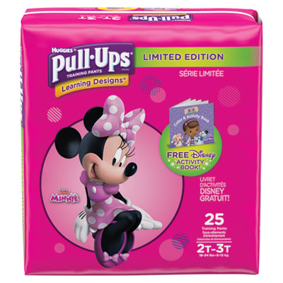 Kimberly Clark 45132 Pull-ups Learning Designs Potty Training Pants For Girls, Size 2t-3t