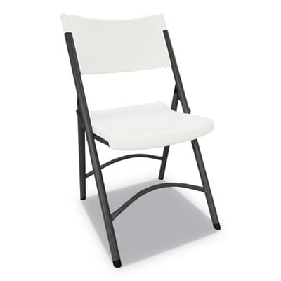 Alera Fr9302 Premium Molded Resin Blow Folding Chair, White