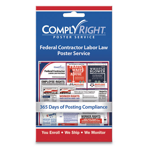 Consolidated Stamp 98435 Poster Service Federal Contractor Labor Law