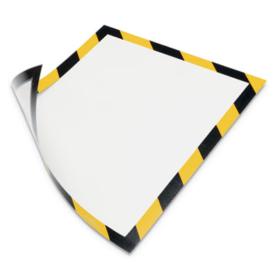4772130 Security Magnetic Sign Holder, Yellow & Black Frame