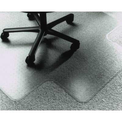 1516518 7220001516518 60 X 60 In. Low To Medium-pile Carpet Pvc Chair Mat
