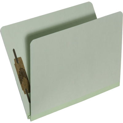 5567913 7530015567913 1 Section Top Tab Classification Folders, Green - Letter