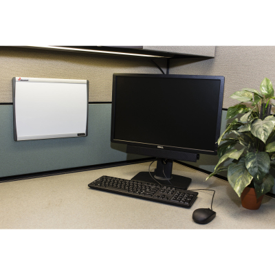 6222132 7110016222132 14 X 11 In. Quartet Cubicle Magnetic Dry Erase Board