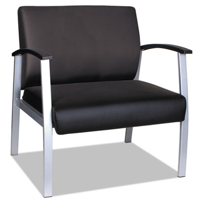 Alera Ml2219 Meta Lounge Series High-back Guest Chair, Black