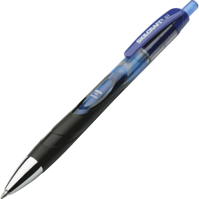 5745971 7520015745971 Vista Secure Roller Ball Retractable Gel Pen, Blue Ink - Medium
