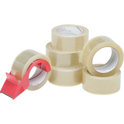 5796873 7510015796873 2 In. X 55 Yards Commercial Packaging Tape With Dispenser, Clear