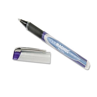 5877795 7520015877795 Liquid Magnus Rollerball Stick Pen, Blue - Micro - Pack Of 4