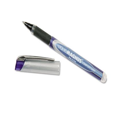5877787 7520015877787 Liquid Magnus Rollerball Stick Pen, Blue - Medium - Pack Of 4