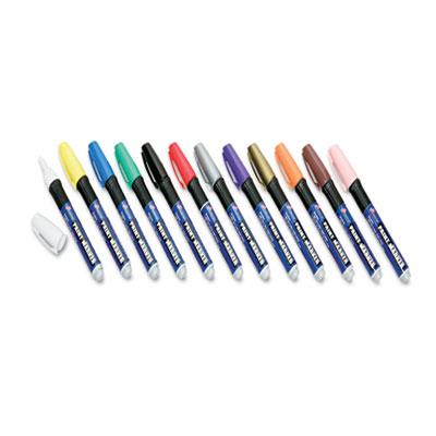 2074168 7520012074168 Medium Point Rubber Grip Paint Marker, Assorted Color