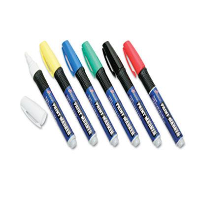 2074167 7520012074167 Medium Point Rubber Grip Paint Marker, Assorted Color