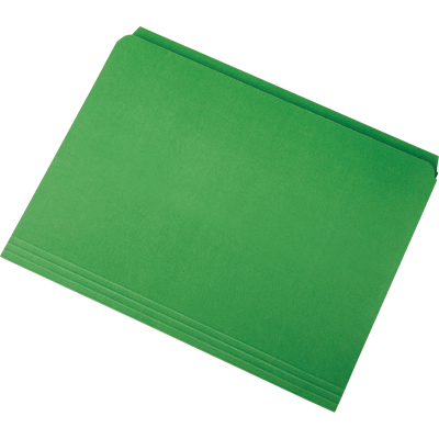 3649505 7530013649505 Straight Cut File Folders, Green