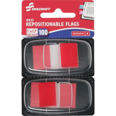 3152019 7510013152019 1 X 1.75 In. Page Flags, Red - Pack Of 2