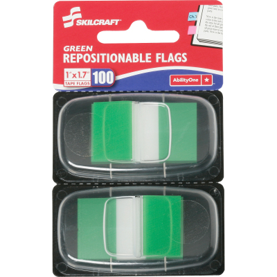3152020 7510013152020 1 X 1.75 In. Page Flags, Green - Pack Of 2
