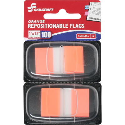 3152023 7510013152023 1 X 1.75 In. Page Flags, Orange - Pack Of 2
