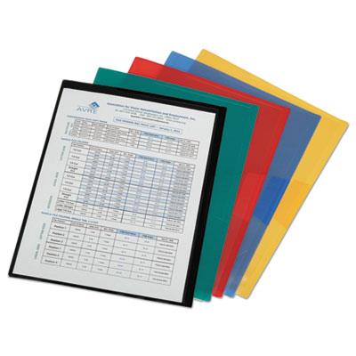 6618834 7520016618834 11.75 X 9.25 In. Poly Project File Jacket - Assorted Color, 5 Per Pack