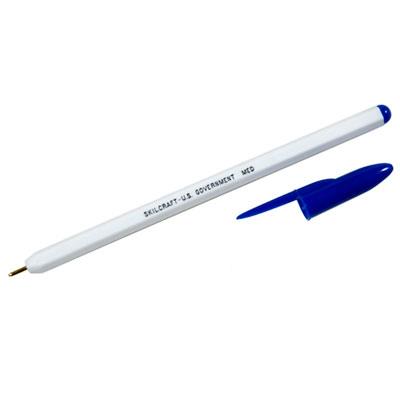 589977 7520010589977 Medium Point Ballpoint Stick Pen, Blue
