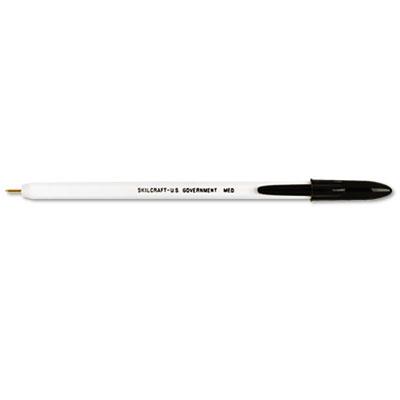 589978 7520010589978 Medium Point Ballpoint Stick Pen, Black