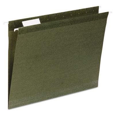 3649497 7530013649497 1 By 3 Tab Cut Letter Size Hanging File Folder, Green
