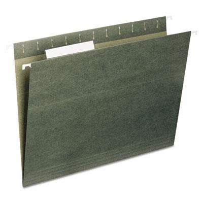 3649498 7530013649498 1 By 5 Cut Top Tabs Letter Size Hanging File Folder, Green
