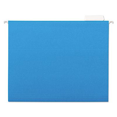 3649499 7530013649499 1 By 5 Cut Top Tabs Letter Size Hanging File Folder, Blue