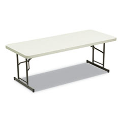 6716416 7110016716416 Blow Molded Folding Table - Platinum, 72 X 30 X 35 In.