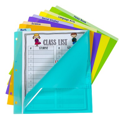 C-line Products 7150 8.5 X 11 In. 5-tab Index Dividers With Vertical Tab, Assorted Color