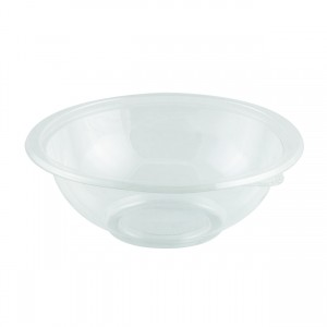 4400246 7 In. Round Bowl Salad, Clear