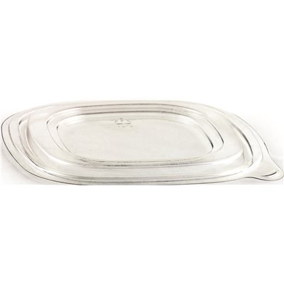 4308115 8 In. Crystal Classic Square Flat Lid, Clear