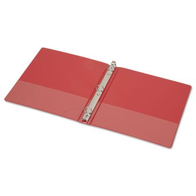 4098647 7510004098647 11 X 8.5 In. Round Ring Binder - Red, 1 In. Capacity