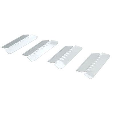 3750502 7510013750502 1 By 5 Tab Cut Tabs For Hanging File Folders, Clear