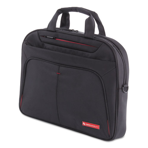 Exb1007smbk 15.6 In. Purpose Slim Executive Briefcase For Hold Laptops, Black