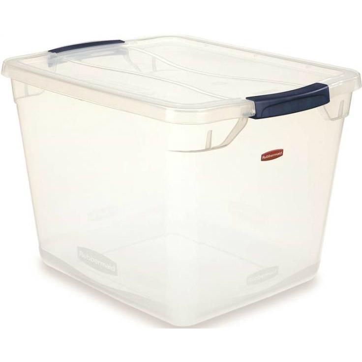 Rmcc300001 30 Qt. Clever Store Basic Latch Container With Clear Lid