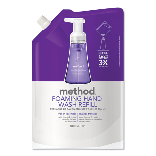Method Products 01933ct 28 Oz Foaming Hand Wash Refill, French Lavender