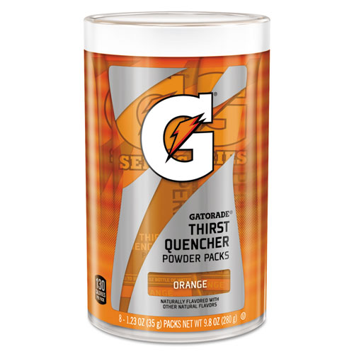 13165 1.34 Oz Thirst Quencher Powder Drink Mix, Orange - 64 Per Case