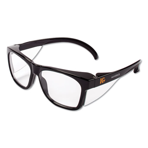 Kimberly Clark 49309 Kleenguard Maverick Safety Glasses, Black - Polycarbonate Frame
