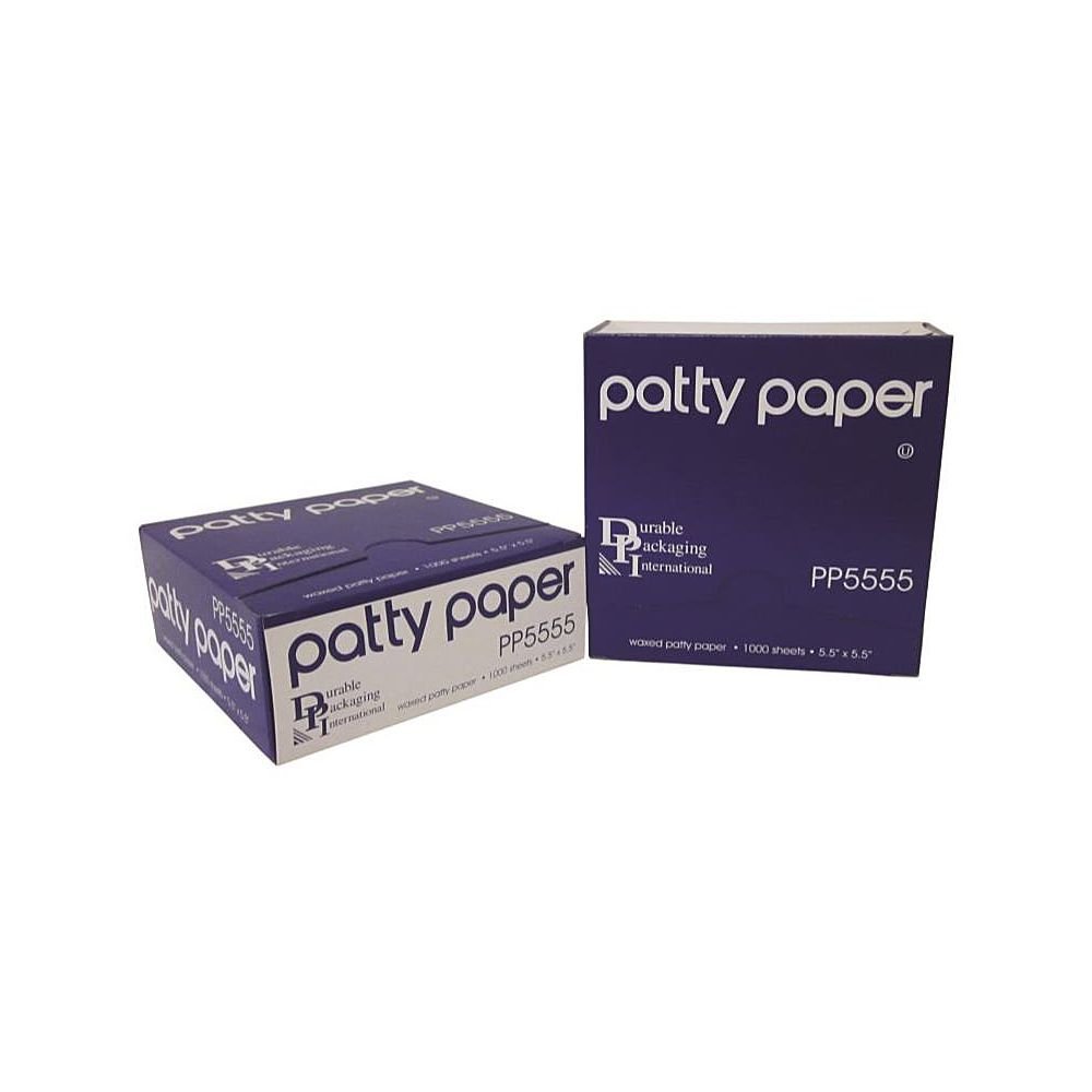 Pp5555 5.5 X 5.5 In. Deli Patty Paper, White