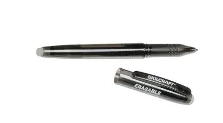 Erasable Stick Pen, Black