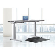 9650001 48 X 24 In. Adjustable Desk, Gray Ash