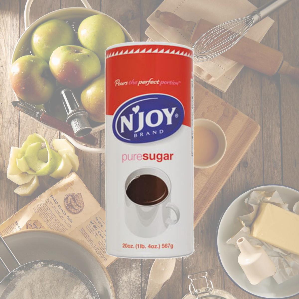 Picture of N-JOY 90585 20 oz Pure Sugar Cane Canister