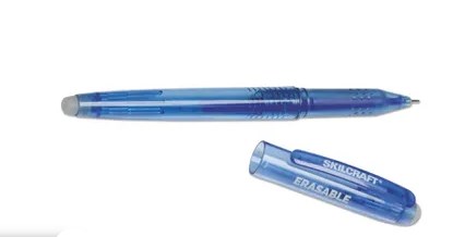 Erasable Stick Pen, Blue